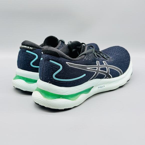 ASICS Shoes Womens 11 Navy Blue Gel Nimbus 24 FF Blast Plus Running Sneakers - Picture 8 of 11